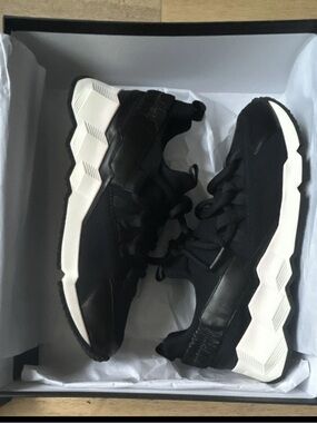 Pierre Hardy Black and White Women's Sneakers